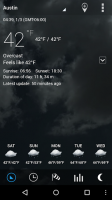 Transparent clock & weather for PC