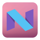 Android N Dark cm13 theme