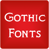 Gothic Fonts for FlipFont