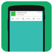 Lollipop Style Call Screen