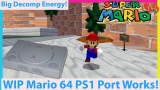 Super Mario 64 runs on PS1 now, because nothing is sacred to modders: “The best reason to do something is simply because you can”